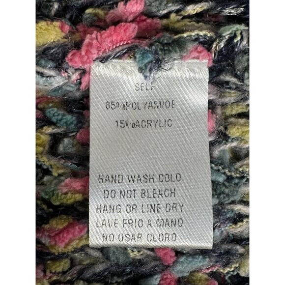 Easel Ombre Multi Color Chunky Knit Sweater S/M - Picture 5 of 8